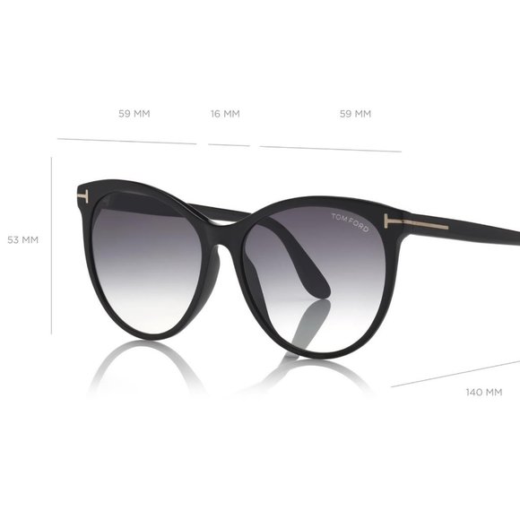 Tom Ford Maxim Cat Eye Sunglasses 59mm main image 11